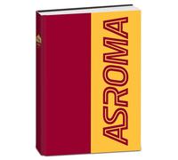 Seven Diario Scuola Roma Standard 12 Mesi, Giallo Rosso, Copertina Strisce, Prodotto Ufficiale, Accessori Zaino, Ragazzo