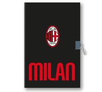Seven Diario segreto del tifoso AC MILAN con lucchetto e confezione regalo inclusa, Bambino, Ragazzo, Calcio, Prodotto ufficiale, Idea regalo