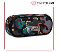SEVEN DYE ON - ASTUCCIO OVALE ORGANIZZATO PORTAPENNE ROUND PLUS SCUOLA