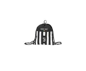 Seven Easy Bag Juventus Coaches, Bianco & Nero, Sacca Sport & Tempo Libero, 21 cm