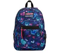 Seven Freethink Zaino Scuola Media e Superiore Ragazza, 34L, Doppio Scomparto, Tasca PC e Borraccia, blu