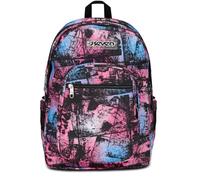 Seven Freethink Zaino Scuola Media Ragazza, Scuola Elementare, Doppio Scomparto, Tasca PC e Borraccia, Ricarica USB, viola fucsia