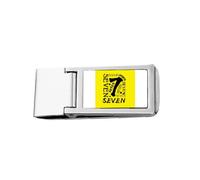 Seven Group Reunion Art Deco Fashion Slim Money Clip Acciaio Holder Pocket Wallet