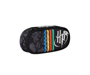 Seven Harry Potter Portapenne Scuola ROUND PLUS Astuccio Scuola Monozip con Organizer Interno, Passanti Elastici - Accessori Zaino - Bambino