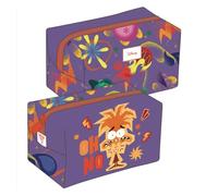 Seven Inside Out 2 Beauty Case, Viola e Illustrazioni Colorate, Trousse per Cosmetici e Articoli da Toeletta, Accessorio da Viaggio, Bambina e Ragazza