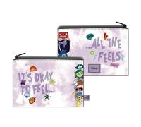 Seven Inside Out 2 Pochette con Cerniera, Lilla, Bustina per Cosmetici e Articoli Personali, Accessorio Viaggio e Tempo Libero, Bambina e Ragazza