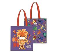 Seven Inside Out 2 Tote Bag Verticale, Viola, Borsa da Shopping e Tempo Libero, Tote Bag Bambina e Ragazza