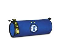 Seven Inter Portapenne Scuola Tombolotto, Blu, Astuccio Ovale Per Penne, Matite e Accessori, Scuola Media e Superiore, Ragazzo, calcio