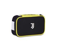 Seven Juventus Astuccio Scuola Quick Case, Nero, Portapenne Completo di Penne, Matite, Colori, Scuola Elementare e Media, Bambino, Calcio