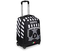 Seven Juventus Big Trolley STARS OF GLORY, Nero, 2 in 1 Spallacci per uso Zaino, Scuola & Tempo Libero, Bambini e Ragazzi