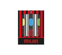 Seven Kit videnziatori - A.C. MILAN Calcio - 3 Evidenziatori - Confezione regalo - Accessori Scuola Elementare, Penne Scuola