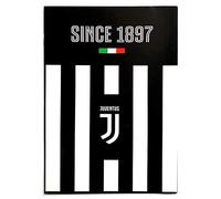 Seven MAXI QUADERNO JUVENTUS UFFICIALE, Quaderno Formato A4, Rigatura 10 M, Quadretti 10 mm per 4° e 5° Elementare Medie e Superiori, Carta 80g/Mq, Pacco da 10 Pezzi