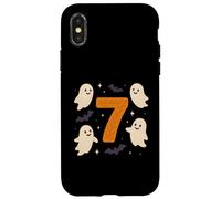 Seven Meme Number 7 Cute Ghosts Costume di Halloween Custodia per iPhone X/XS