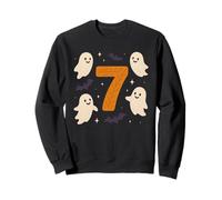 Seven Meme Number 7 Cute Ghosts Costume di Halloween Felpa