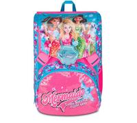 Seven Mermaid Magic Zaino Doppio Scomparto Estensibile, Celeste, Maxi Capienza, Schienale Preformato, Bambina, Scuola Elementare