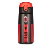 Seven Milan Borraccia Termica, Nero, Mantenimento Temperatura fino a 24h, Borraccia Asilo, Scuola Elementare e Tempo Libero, Bambino, Calcio