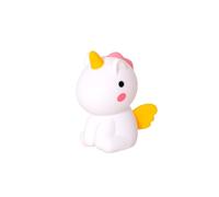 Seven Mini Lampada Unicorno Cartomania, Idea Regalo per Bambini, Bianca e Rosa