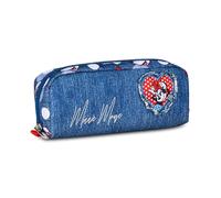 Seven Minnie Bustina Portapenne Scuola, Blu Denim, Astuccio Per Penne, Matite e Accessori, Scuola Elementare, Bambina