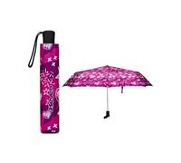 Seven Ombrello Pieghevole Richiudibile a Scatto (Viola-Rosa)