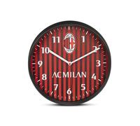 Seven Orologio da parete A.C. MILAN al quarzo con movimento continuo, Prodotto ufficiale, Calcio, Idea regalo bambini e adulti