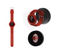 Seven Orologio da polso A.C. MILAN per ragazzi in silicone, Prodotto ufficiale,