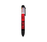Seven Penna Multicolor Milan, Nero, Inchiostro multicolore, Meccanismo a scatto, Accessori Scuola, Cancelleria, Per bambini e ragazzi, Calcio, Tempo libero, Idea regalo tifoso
