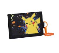 SEVEN Pikachu, Accessori da Viaggio-Portafogli Unisex-Bambini e Ragazzi, Nero, Standard