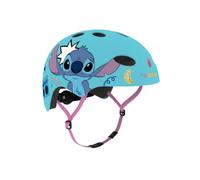 Seven Polska Disney - Casco da bicicletta Stitch, Roller Blades, Skater, 52-56 cm, a partire da circa 6 anni