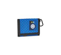 Seven Portafoglio a strappo Inter, Blu, Scomparti interni per carte e banconote, Porta monete con zip, Moschettone laterale, Per bambini e ragazzi, Calcio, Tempo libero, Idea regalo tifoso