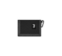 Seven Portafoglio a strappo Juventus, Nero, Scomparti interni per carte e banconote, Porta monete con zip, Moschettone laterale, Per bambini e ragazzi, Calcio, Tempo libero, Idea regalo tifoso