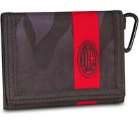 Seven Portafoglio a strappo Milan, Nero, Scomparti interni per carte e banconote