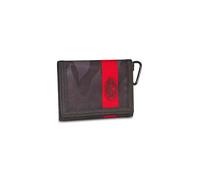 Seven Portafoglio a strappo Milan, Nero, Scomparti interni per carte e banconote, Porta monete con zip, Moschettone laterale, Per bambini e ragazzi, Calcio, Tempo libero, Idea regalo tifoso