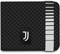 Seven Portafoglio con elastico Juventus, Nero, Scomparti per banconote e carte
