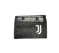SEVEN Portafoglio Uomo -F.C. JUVENTUS Calcio, Nero Bianco - Portamonete con Chiusura Cerniera ZIP - Multi Scomparti Interni - Portafoglio Bambino- Squadre Calcio Serie A - Tifoso Juventino