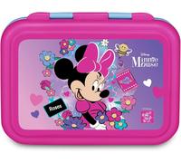 Seven Portamerenda Minnie, Rosa, 850 ml, Resistente al calore, Divisorio interno
