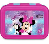 Seven Portamerenda Minnie, Rosa, 850 ml, Resistente al calore, Divisorio interno