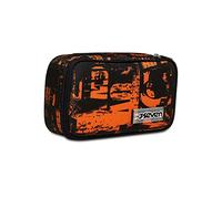 Seven Portapenne attrezzato QUICK CASE FREETHINK, Arancione, Scuola, Per bambini e ragazzi, Tempo libero