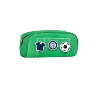 Seven Portapenne Scuola con Patch Inter, Verde, Accessori Scuola, Accessori Zaino, Per bambini e ragazzi, Tempo libero, Idea regalo tifoso