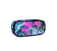 Seven Portapenne Scuola Round Plus, Fucsia, Astuccio Ovale Con Elastici e Tasca Per Penne, Matite e Accessori, Astuccio Zaino Scuola, Scuola Media e Superiore, Ragazza