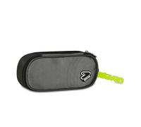 Seven Portapenne Scuola Round Plus, Grigio, Astuccio Ovale Con Elastici e Tasca Per Penne, Matite e Accessori, Astuccio Zaino Scuola, Scuola Media e Superiore, Ragazzo Ragazza