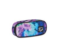 Seven Portapenne Scuola Round Plus, Rosa, The Double, Bustina Ovale Con Tasca Interna ed Elastici Porta Penne, Accessori Zaino, Elementari, Medie, Superiori, Ragazzo Ragazza