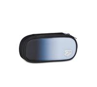 Seven Portapenne Scuola Round Plus SHADE TECH, Celeste, Astuccio con passanti elastici portapenne, Taschino Interno con zip, Accessori Zaino, Scuola media e superiore, Bambini, Ragazzi