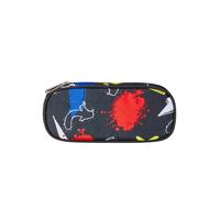 Seven Portapenne scuola Round Plus The Double Graffitiload Taschino interno zip