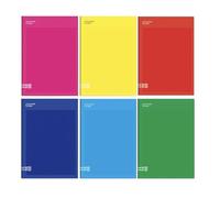 Seven Quaderni A4 Maxi 96/100 Colour 1R Colour Code Colorful. - 20,5 x 29,5 cm (10 pezzi)