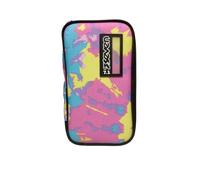 Seven Quick Case Astuccio Completo con Organizer, Fantasia Multicolore, 22x13x7 cm, Porta Penne e Accessori Scolastici
