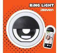 SEVEN RING LIGHT DA TAVOLO 16 CM CAVO USB COMANDI DIGITALI LUCI LED
