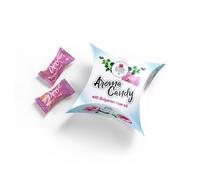 Seven Roses Caramelle all'ingrosso con estratto di rosa, confezione da 40 g, caramelle alle rose con olio essenziale di rosa per il buon umore, profumo floreale fresco, caramelle per Candy Bar