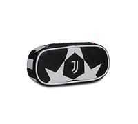 SEVEN S. P. A. Posrtapenne BUSTINA ROUND PLUS JUVENTUS, Golden Goal, Bianco e Nero, Scuola & Tempo Libero