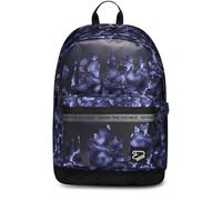 Seven Zaino Scuola PRO XXL, Multicolore - Zaino Doppio Scomparto - Tasca Porta Borraccia, Tasche Laterali - Tasca Porta PC - Zaino Ragazzo con Auricolari Wireless
