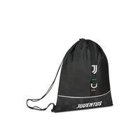 Seven Sacca Juventus 37 x 47 cm in Poliestere, per Palestra e Allenamenti, con Patch Logo, Nastro con Ricami a Contrasto e Pannello con Stampa Allover, per Sport e Tempo Libero, Idea Regalo